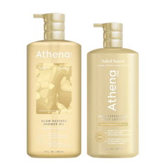 Shower Oil & Lotion Duo - Travel Edit